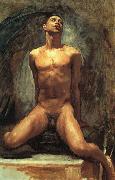 John Singer Sargent Nude Study of Thomas E McKeller Spain oil painting artist